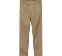 Carhartt WIP - Chinohose - Sid Pant Lamar Twill Leather Rinsed für Herren - Größe 32 - Beige Beige 32