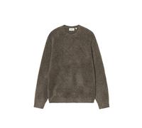 Carhartt Work In Progress Strickpullover mit Logo-Stitching Modell 'CURTIS' in Khaki, Größe L