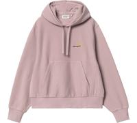 Carhartt WIP Damen Hoodie W' HD American Script Sweat Rosa L