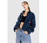 Carhartt WIP Drewe Jacke heart c pinstrink / nat / rin Damen Gr. S