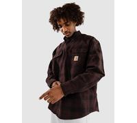 Carhartt WIP L/S Edmands Shirt men Longsleeves brown in Größe:M