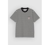 Carhartt WIP Ezra Pocket T-Shirt ezra stripe / black / wax Herren Gr. S