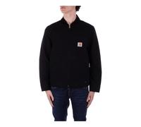 Carhartt Wip - Front Logo Reißverschlussmantel Bio-Baumwolle - - Jackets - Herren - Schwarzk - 2XL