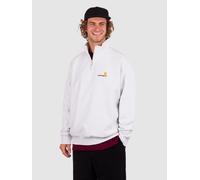 Carhartt WIP Half Zip American Script Half-Zip Sweater ash heather Herren Gr. XL