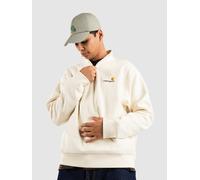 Carhartt WIP Half Zip American Script Half-Zip Sweater natural Herren Gr. XL
