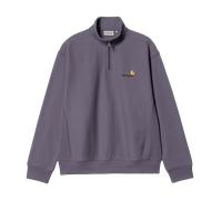 Carhartt WIP Half Zip American Script Sweat (shady purple) - M