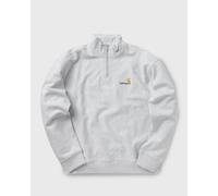 Carhartt WIP Half Zip American Script Sweater ash heather Herren Gr. XXL