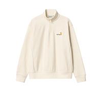 Carhartt WIP Half Zip American Script Half-Zip Sweater natural Herren Gr. XL