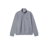 Carhartt WIP Half Zip American Script Sweat S / Shady Blue