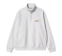 Half Zip Sweatshirt Carhartt WIP American Script Unisex Ash Heather-XL