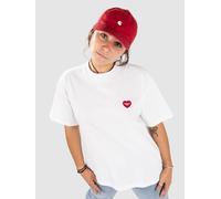 Carhartt WIP Heart Patch T-Shirt white / red Damen Gr. S