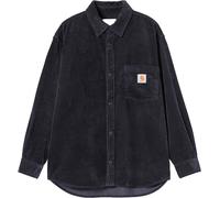Carhartt WIP - Hemd aus Kordsamt - Herren - L/S Loyde Shirt - L/S Loyde Shirt Dark Navy Rinsed für Herren aus Baumwolle - Größe L - Navy Navy blau L