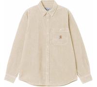 Carhartt - Cordhemd - L/S Flint Shirt Salt für Herren - Größe S - Beige Beige S