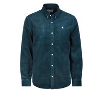 Carhartt WIP Hemd Madison Cord Shirt duck blue XXL