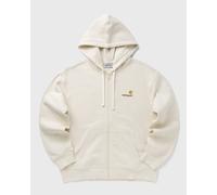 Carhartt WIP Hooded American Script Jacket men Hoodies|Zippers beige in Größe:M