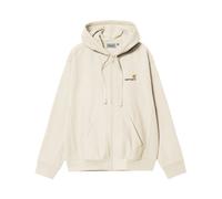 Carhartt Work In Progress Sweatjacke mit Logo-Stitching in Offwhite, Größe L
