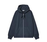 Carhartt WIP Benton Sweat Jacket Carbon Garment Dyed - L