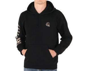 Carhartt WIP Hooded Camo Mil Sweat Black - S