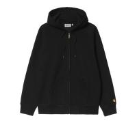 Carhartt WIP Hooded Chase Kapuzenjacke (black / gold) - M