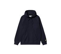 Carhartt - Sweatshirt aus Baumwolle - Hooded Chase Sweat Dark Navy / Gold für Herren - Größe L - Navy blau Navy blau L