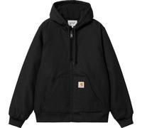 Carhartt WIP - Jacke mit Kapuze - Unisex - Active Jacket - Active Jacket Black Rigid für Herren aus Baumwolle - Größe L - schwarz schwarz L