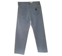 Carhartt WIP Jeans Hose Aaron Baggy Pant blue stone bleached W34