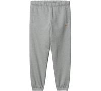 Carhartt WIP - Jogginganzug aus gebürstetem Fleece - Herren - Chase Sweat Pant - Chase Sweat Pant Grey Heather Gold für Herren aus Grau L