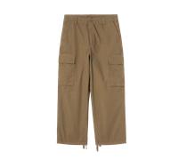 Carhartt Work In Progress Cargohose aus Baumwolle Modell 'Columbia' in Mittelbraun, Größe 33