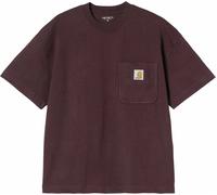 Carhartt WIP - Komfortables T-Shirt aus Baumwolle - S/S Work Pocket T-Shirt Palisander für Herren aus Baumwolle - Größe S - Bordeaux Bordeaux S