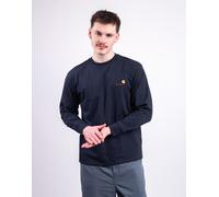Carhartt WIP L/S American Script T-Shirt Deep Night L