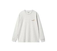 Carhartt WIP - L/S American Script T-Shirt - T-Shirt-langarm XL grau