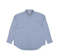 Carhartt WIP L/S Beale Shirt (beale stripe / gentle blue / white) - M