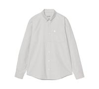 Carhartt WIP L/S C-Logo Shirt Shady Grey / White