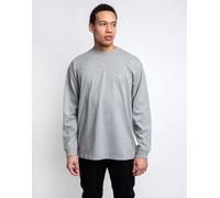 Carhartt WIP L/S Chase T-Shirt Grey Heather / Gold M