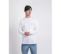 Carhartt WIP L/S Chase T-Shirt White/Gold L