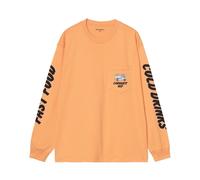 Carhartt WIP L/S Cold Drinks T-Shirt Gentle Orange