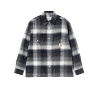 Carhartt WIP L/S Esterson Shirt Esterson Check, Dark Navy