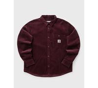 Carhartt WIP L/S Flint Shirt men Longsleeves red in Größe:L