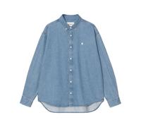 Carhartt WIP L/S Lucas Shirt Blue, Bleached