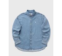 Carhartt WIP L/S Lucas Shirt men Longsleeves blue in Größe:XXL