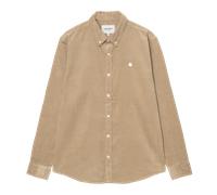 Carhartt WIP - Chemise en velours côtelé - L/S Madison Fine Cord Shirt Iroko / Wax für Herren aus Baumwolle - Größe L - Beige Beige L