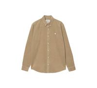 Carhartt WIP - L/S Madison Fine Cord Shirt - T-Shirt-langarm L braun