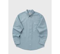 Carhartt WIP L/S Madison Shirt men Longsleeves blue in Größe:M