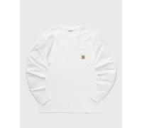 Carhartt WIP L/S Pocket T-Shirt men Longsleeves white in Größe:XL
