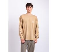 Carhartt WIP L/S Terrestrial T-Shirt Dusty H Brown/Natural pigment dyed L