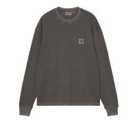 Carhartt WIP Vista Waffle Longsleeve - Black Garment Dyed - XL