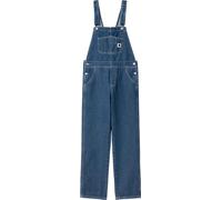 Carhartt WIP - Latzhose aus Baumwolle - W' Bib Overall Straight Blue Stone Washed für Damen aus Baumwolle - Größe S - Blau Blau S
