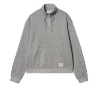 Carhartt WIP Luther Half Zip Sweat Herren Misty Grey Heather - Grau / S