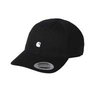 Carhartt WIP Madison Logo Dad Cap - Black / White One Size Schwarz