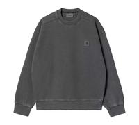 Carhartt WIP Nelson Sweat Crewneck Black Garment Dyed - L
